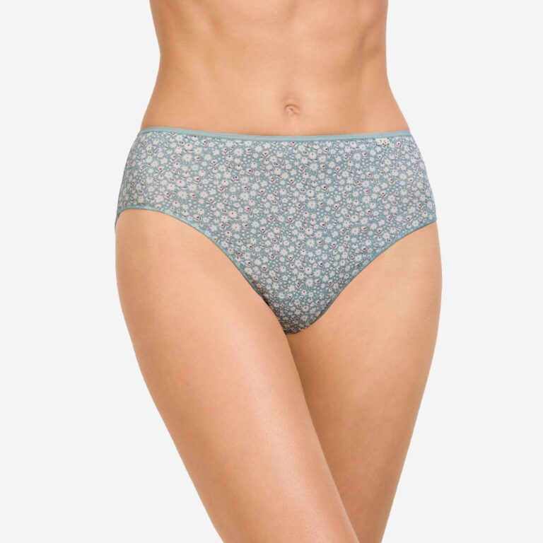 Braga midi de algodón con estampado floral